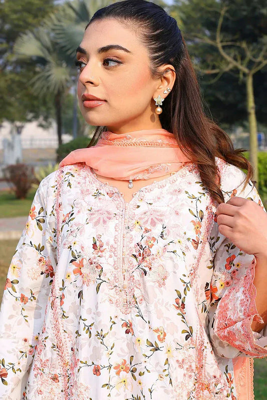 Picture of Zyna - Lawn Collection - 09 Zynara - Unstitched - Available at Raja Sahib