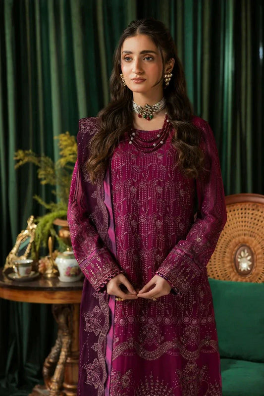Picture of House of Nawab - Gulmira Luxury Chiffon Collection - 01 IBRAH - Unstitched - Available at Raja Sahib