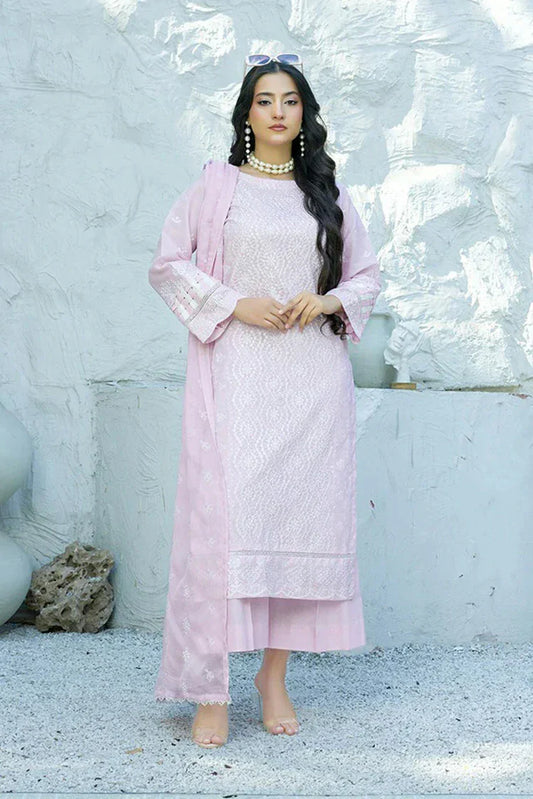 Picture of Banafsheh - Chikankari Luxury Embroidered Lawn Collection - BN-301 - Unstitched - Available at Raja Sahib