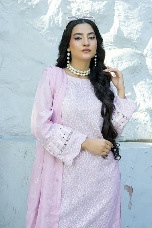 Picture of Banafsheh - Chikankari Luxury Embroidered Lawn Collection - BN-301 - Unstitched - Available at Raja Sahib