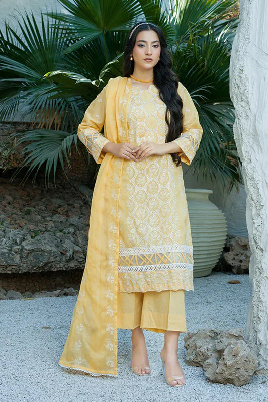 Picture of Banafsheh - Chikankari Luxury Embroidered Lawn Collection - BN-302 - Unstitched - Available at Raja Sahib