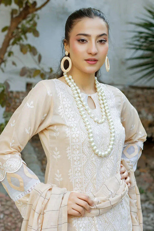 Picture of Banafsheh - Chikankari Luxury Embroidered Lawn Collection - BN-303 - Unstitched - Available at Raja Sahib