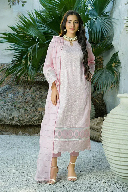 Picture of Banafsheh - Chikankari Luxury Embroidered Lawn Collection - BN-306 - Unstitched - Available at Raja Sahib