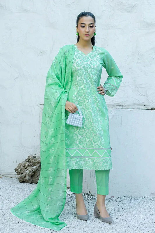 Picture of Banafsheh - Chikankari Luxury Embroidered Lawn Collection - BN-307 - Unstitched - Available at Raja Sahib