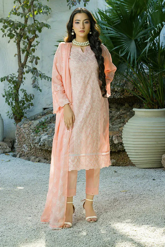 Picture of Banafsheh - Chikankari Luxury Embroidered Lawn Collection - BN-308 - Unstitched - Available at Raja Sahib