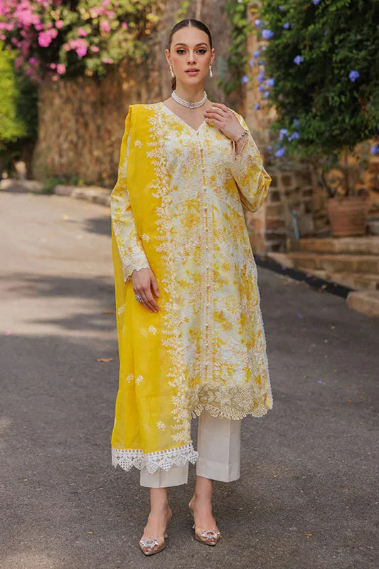 Picture of Rajbari - Floral Symphony Lawn Collection - Design 01 - Unstitched - Available at Raja Sahib