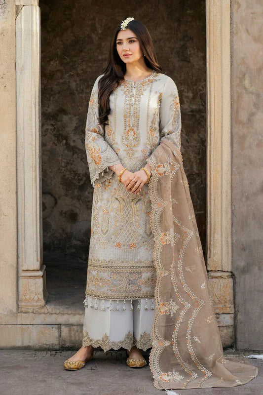 Picture of Imrozia - Meeras Luxury Eid Collection - I-224 MUSHK - Unstitched - Available at Raja Sahib