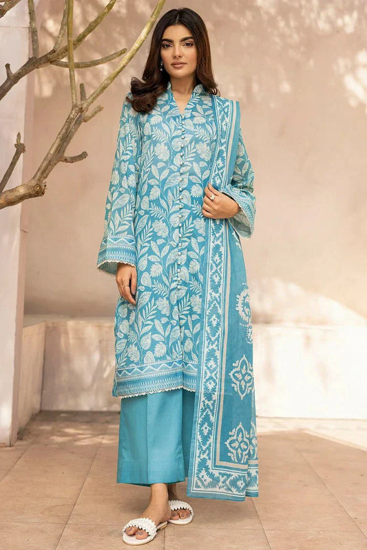 Picture of Motifz - Rang Printed Lawn Collection Vol 3 - 5508-IZEL - Unstitched - Available at Raja Sahib