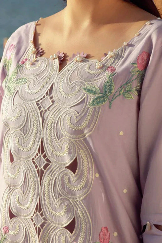 Picture of Gulmina - Luxury Lawn Collection - 05 Muave Magic - Unstitched - Available at Raja Sahib