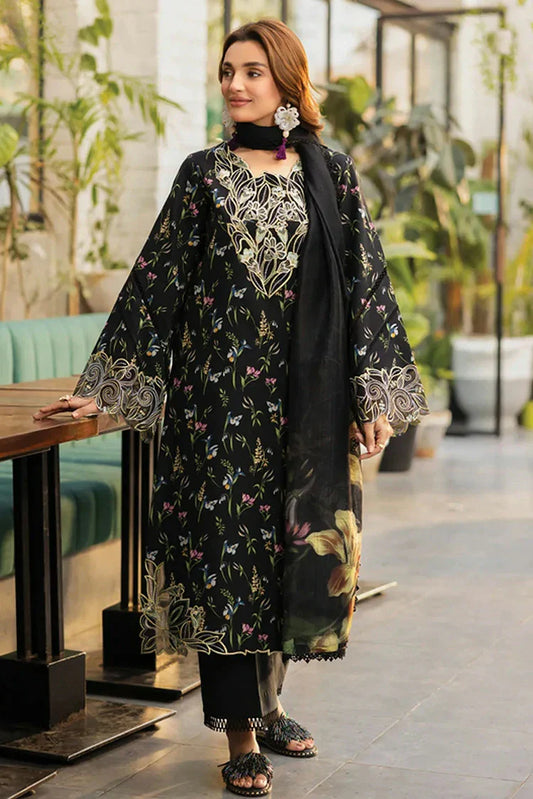 Picture of Rang Rasiya - Lifestyle Summer Edit - D-01 Midnight - Unstitched - Available at Raja Sahib