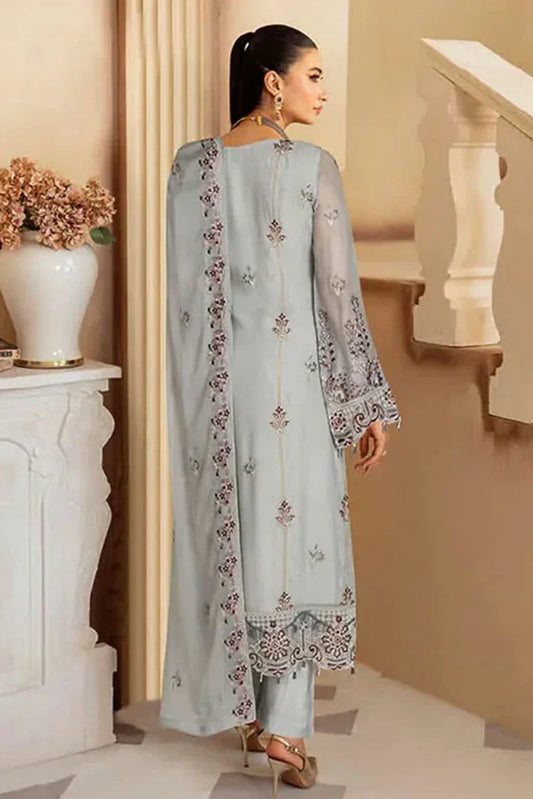 Picture of Ramsha - Sangeet Embroidered Chiffon Collection Vol 3 - B-309 - Unstitched - Available at Raja Sahib