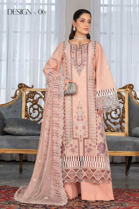 Picture of Janique - JJ Embellish Lawn Eid Collection Vol 9 - Design 06 - Unstitched - Available at Raja Sahib