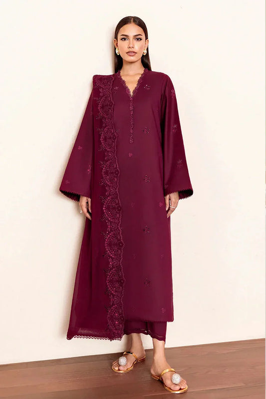 Picture of Seran - Luxury Lawn Collection - D-02 Rouvi - Unstitched - Available at Raja Sahib