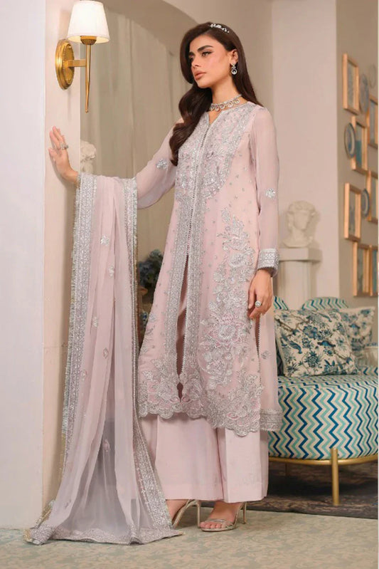 Picture of Signy - Elara Luxury Formal Collection - SG-04 Blush Reverie - Unstitched - Available at Raja Sahib