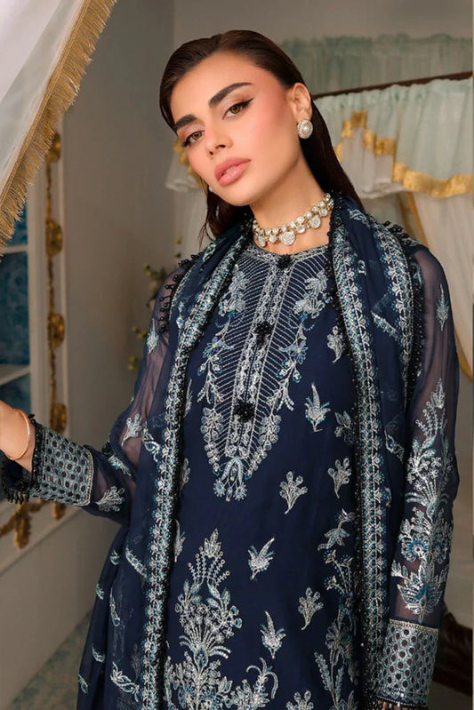 Picture of Signy - Elara Luxury Formal Collection - SG-08 Midnight Bloom - Unstitched - Available at Raja Sahib