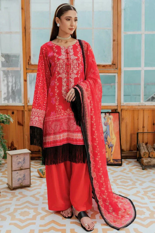 Picture of Ghonche - Summer Threads - 06 Gulaab - Unstitched - Available at Raja Sahib
