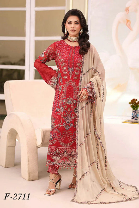 Ramsha - Chiffon Collection Vol 27 - F-2711 - Unstitched