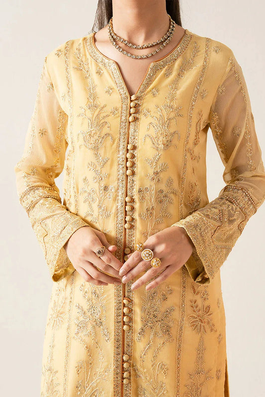 Freesia - Zaib Luxury Chiffon Collection - LYA-FS50126 - Unstitched