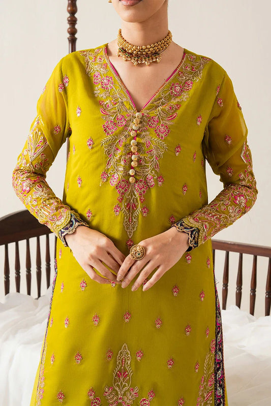 Freesia - Zaib Luxury Chiffon Collection - REINE-FS50134 - Unstitched