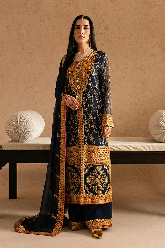 Freesia - Imane Chiffon Collection - FS-U5600 Midnight Sail - Unstitched