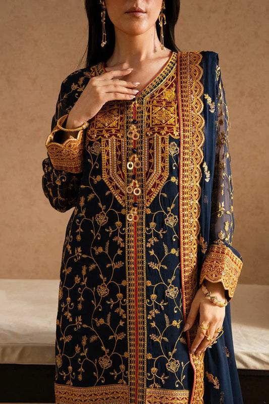 Freesia - Imane Chiffon Collection - FS-U5600 Midnight Sail - Unstitched