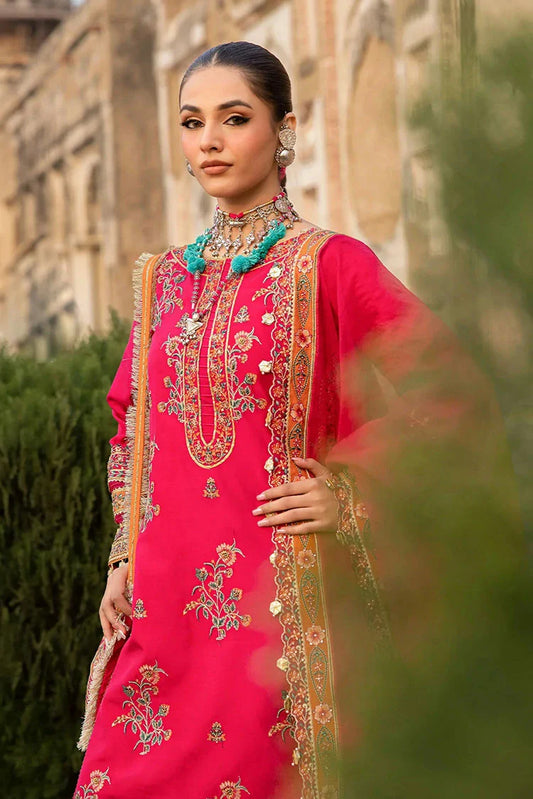 Zarizaa - Almari e Naaz Semi Formal Ensembles - 12 GHULABI GHULAB - Unstitched