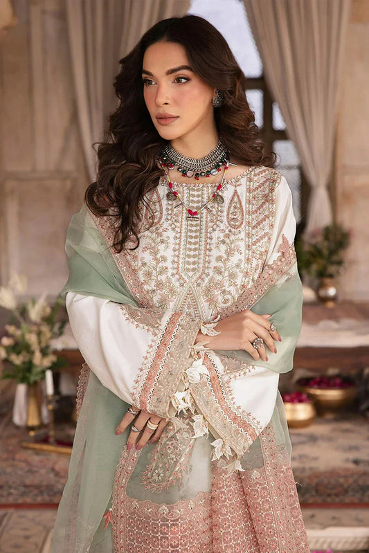Zarizaa - Almari e Naaz Semi Formal Ensembles - 01 SEPIA - Unstitched