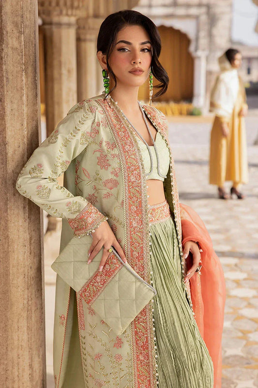 Zarizaa - Almari e Naaz Semi Formal Ensembles - 06 SABAZKARIYA - Unstitched