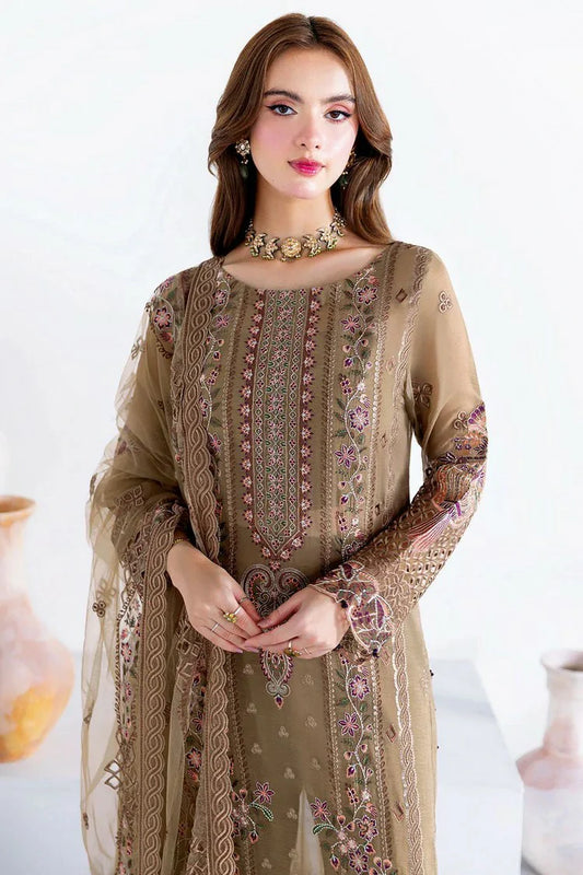 Ramsha - Arzoo Festive Chiffon Collection Vol 2 - U-210 - Unstitched