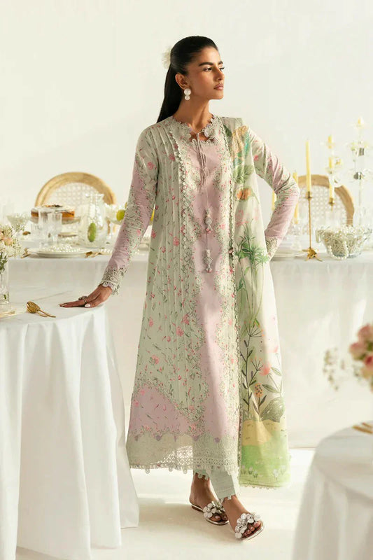 Picture of Qalamkar - Qprints Collection - Lira PQ-7A - Unstitched - Available at Raja Sahib