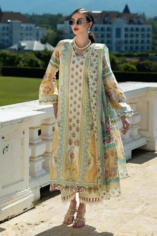 Picture of Elaf - Premium Prints Summer Collection - EPE-03A ELARA’S EMBRACE - Unstitched - Available at Raja Sahib