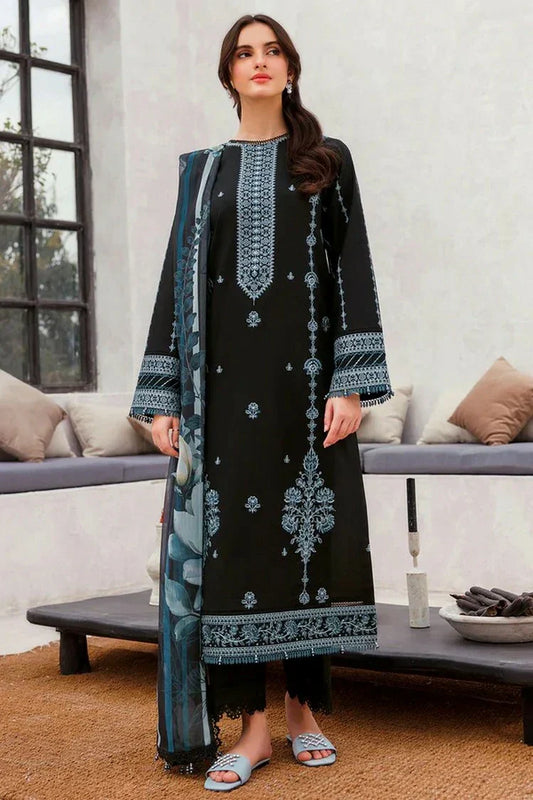 Picture of Farasha - Bahaar Embroidered Lawn Collection - 03 Opal Mirage - Unstitched - Available at Raja Sahib