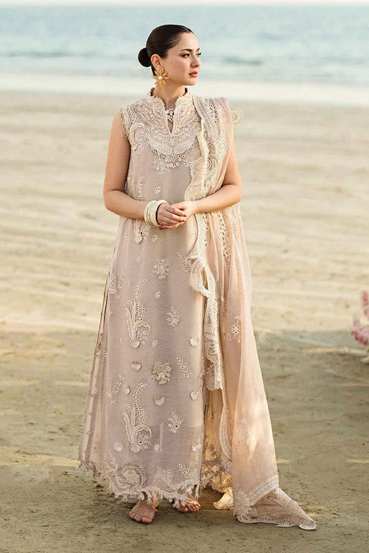 Picture of Qalamkar - Sahil Luxury Embroidered Lawn Collection - FK-01 Sophia - Unstitched - Available at Raja Sahib