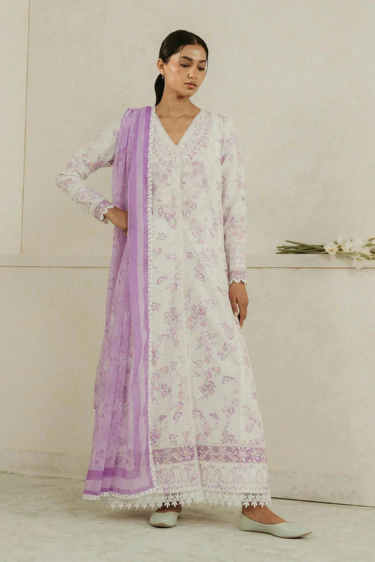 Picture of Ayzel - Amore Summer Embroidered Lawn Collection - AL-25-V4-01 AZURE - Unstitched - Available at Raja Sahib