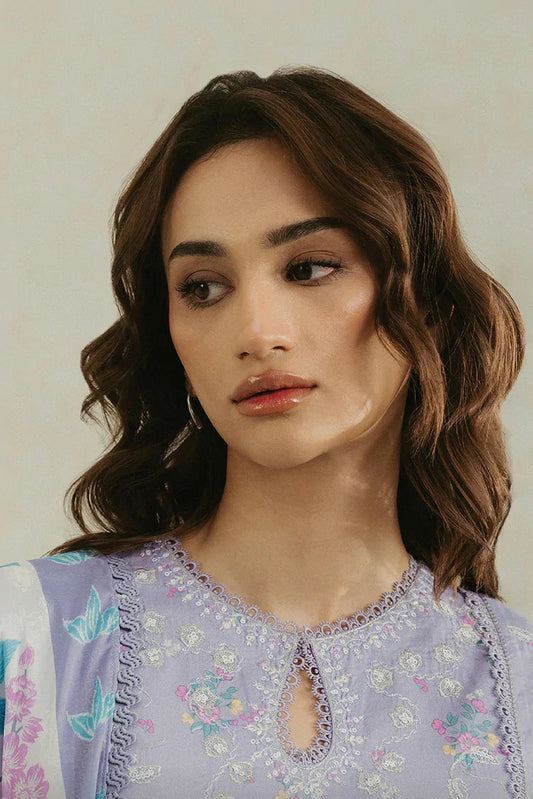 Picture of Ayzel - Amore Summer Embroidered Lawn Collection - AL-25-V4-05 AUBURN - Unstitched - Available at Raja Sahib