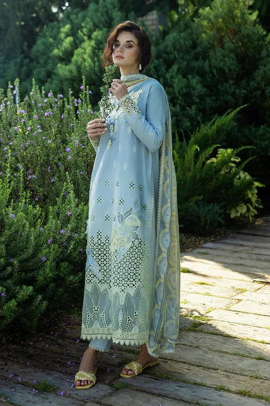 Picture of Mushq - Solace Ombre Chikankari Summer Lawn Collection - MUN SS 2501 05 Intesa - Unstitched - Available at Raja Sahib