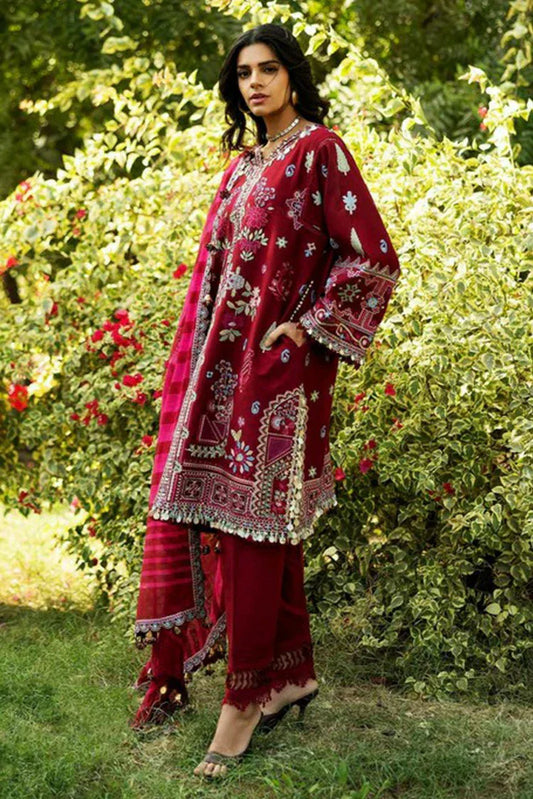 Picture of Sadaf Fawad Khan - Luxury Embroidered Lawn Collection - 5B WISTERIA - Unstitched - Available at Raja Sahib
