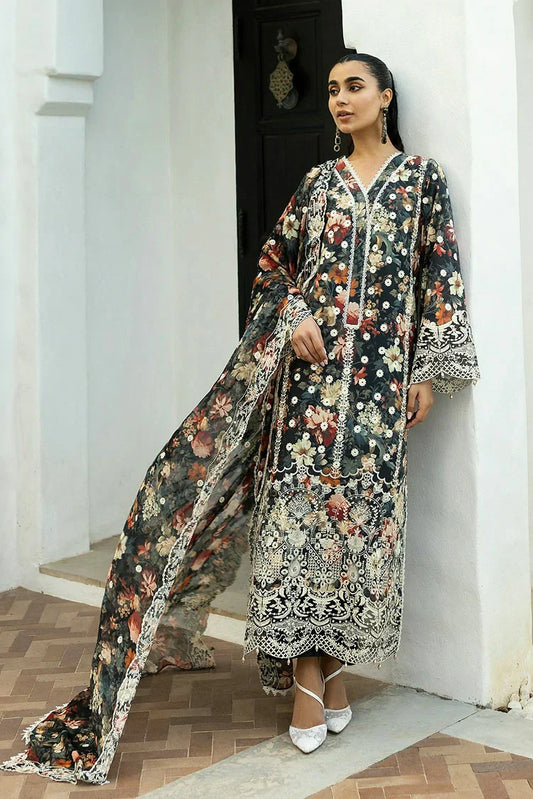 Picture of Zainab Chottani - Chikankari Collection - Reeya-10A - Unstitched - Available at Raja Sahib