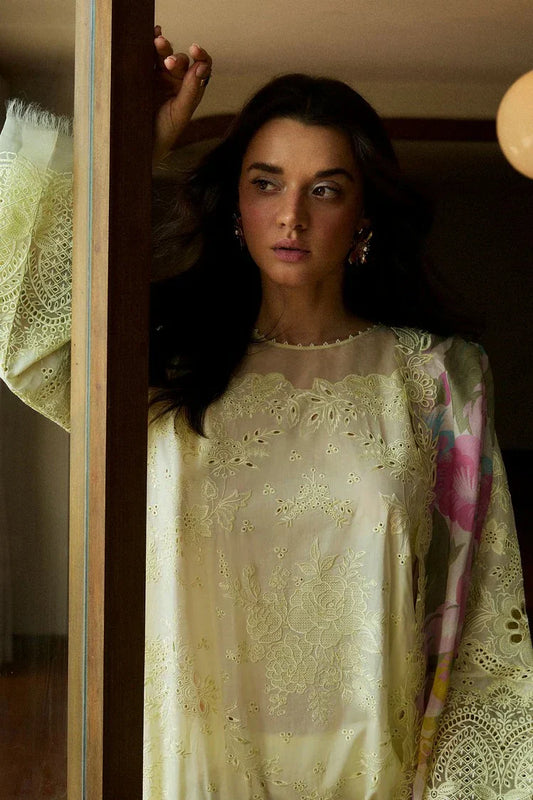 Picture of Zara Shahjahan - Satori Embroidered Lawn Collection - Kaori-1B - Unstitched - Available at Raja Sahib