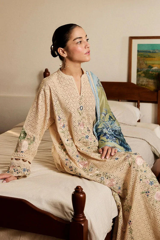 Picture of Zara Shahjahan - Satori Embroidered Lawn Collection - Asa-5A - Unstitched - Available at Raja Sahib