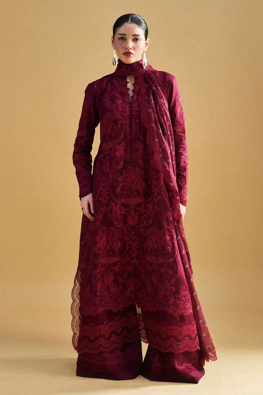 Picture of Zara Shahjahan - Satori Embroidered Lawn Collection - Sei-9A - Unstitched - Available at Raja Sahib