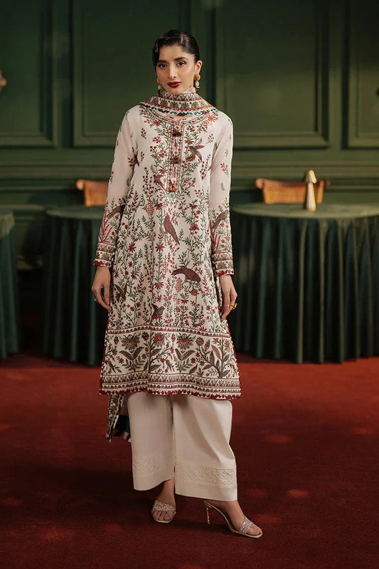 Picture of Asim Jofa - Premium Festive Collection - AJPF-30 EMBROIDERED COTTON NET 3 PCS - Unstitched - Available at Raja Sahib