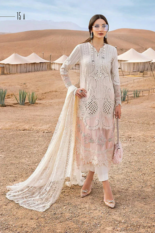 Picture of Maria B - Voyage A Luxe Luxury Lawn Collection - Design 15A - Unstitched - Available at Raja Sahib