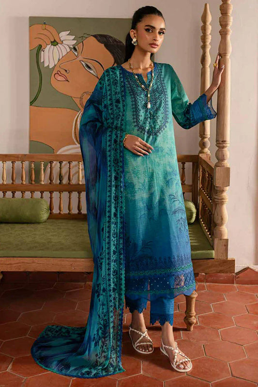 Picture of Nureh - Signature Prints Printed Lawn Collection Vol 1 - SP-138 - Unstitched - Available at Raja Sahib