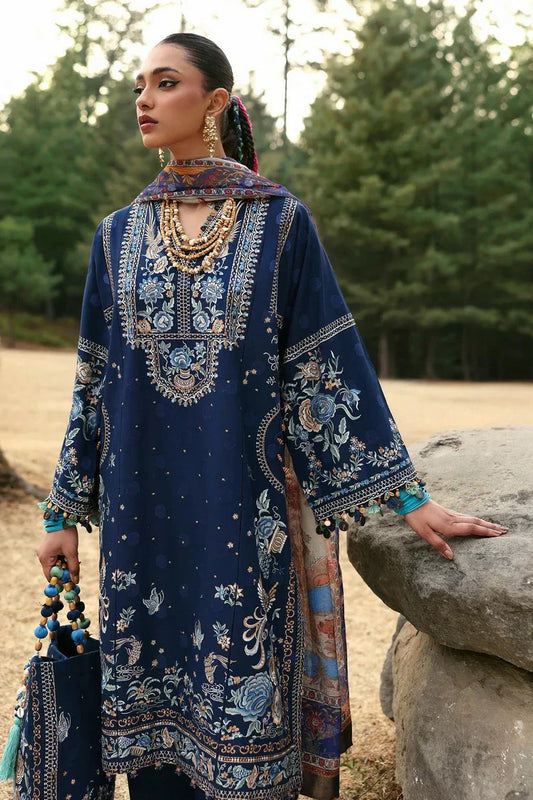 Picture of Zaha - Neelum Lawn Collection - ZURI (ZL25-12 B) - Unstitched - Available at Raja Sahib