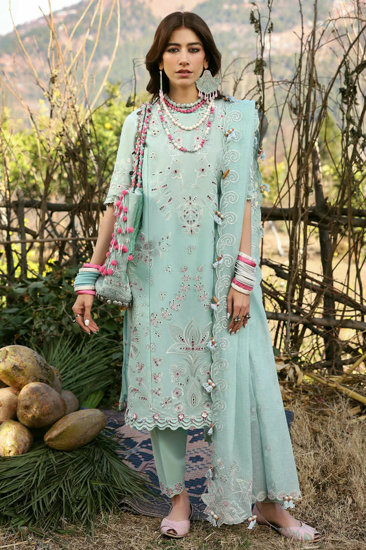 Picture of Zaha - Neelum Lawn Collection - AABROO (ZL25-05 A) - Unstitched - Available at Raja Sahib