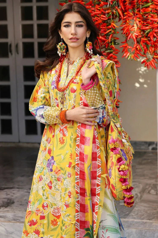 Picture of Zaha - Neelum Lawn Collection - ZARAAH (ZL25-08 A) - Unstitched - Available at Raja Sahib