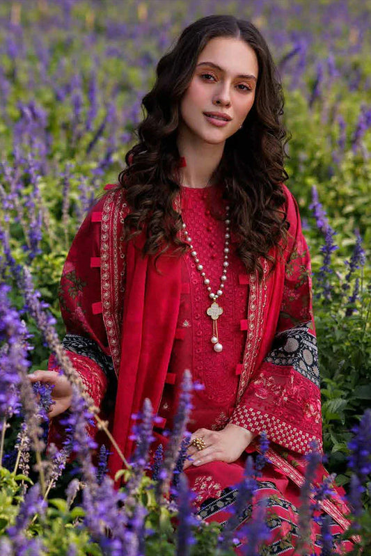 Picture of Charizma - Combination Embroidered Printed Lawn Collection Vol 1 - CC5-04 - Unstitched - Available at Raja Sahib