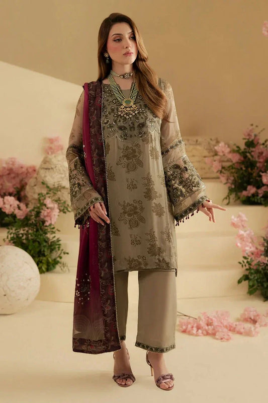 Picture of Nureh - Amaya Embroidered & Printed Chiffon Collection Vol 2 - AM-15 - Unstitched - Available at Raja Sahib
