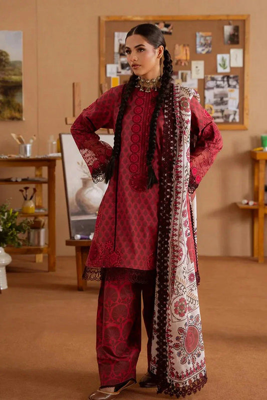 Picture of Saira Rizwan - Laanem Spring Summer Collection - SRL25-8A Seren - Unstitched - Available at Raja Sahib